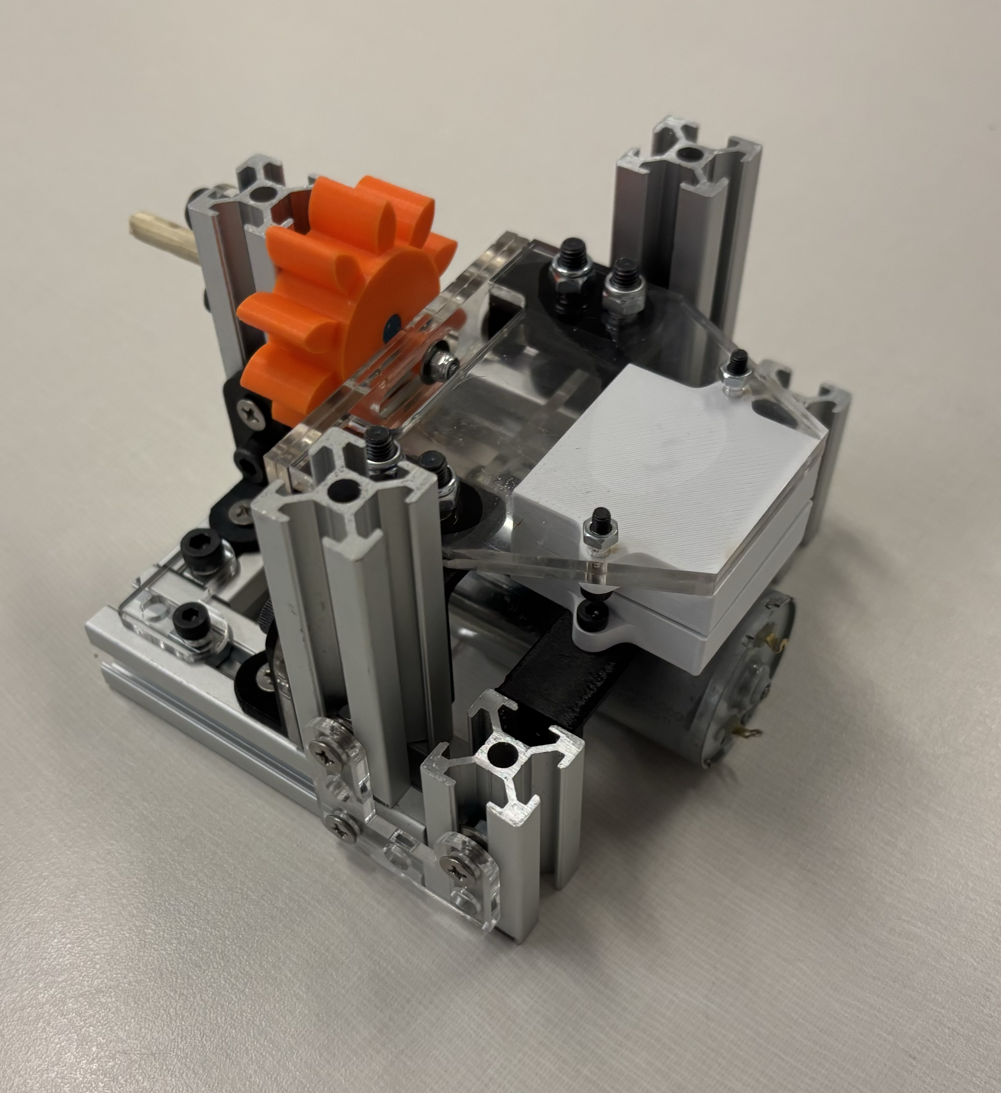 isometric view of the embosser