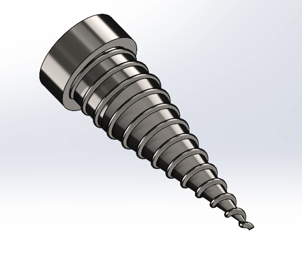 view of the dental implant